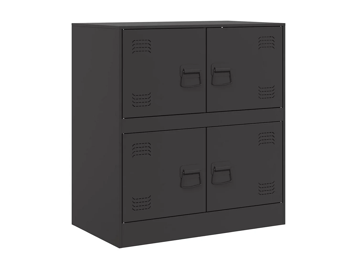 Dressoir 67x39x73 cm staal zwart