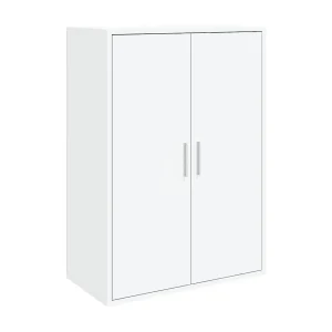 Dressoir 60x31x84 cm bewerkt hout wit Dressoir 60x31x84 cm bewerkt hout wit