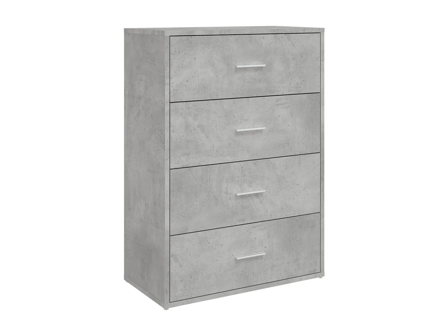 Dressoir 60x31x84 cm bewerkt hout betongrijs