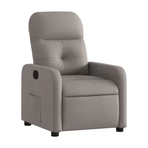 Fauteuil verstelbaar stof taupe Fauteuil verstelbaar stof taupe