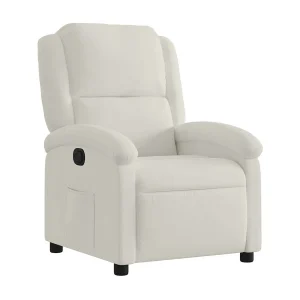 Relaxfauteuil Crème Fluweel Relaxfauteuil Crème Fluweel
