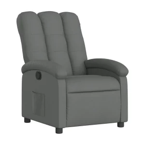 Relaxfauteuil Donkergrijze Stof Relaxfauteuil Donkergrijze Stof