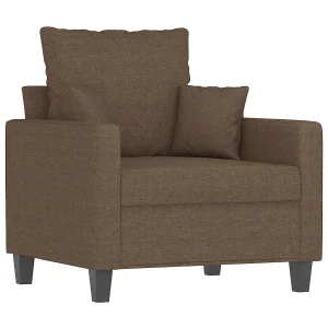 Fauteuil 60 cm stof bruin Fauteuil 60 cm stof bruin