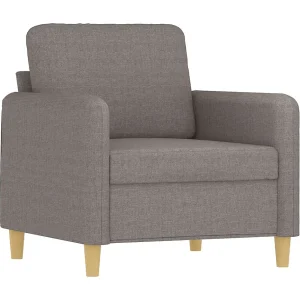 Fauteuil 60 cm stof taupe Fauteuil 60 cm stof taupe