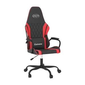 Gamestoel kunstleer zwart en rood Gamestoel kunstleer zwart en rood