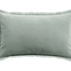 Effen kussen Fara Titanium 40 x 65 cm