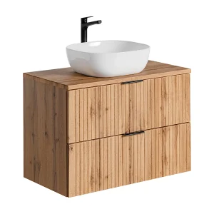 Enkele wastafel 80cm Adriel Wood Enkele wastafel 80cm Adriel Wood