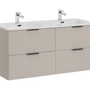 Dubbele wastafel 120cm Adriel Cachemire