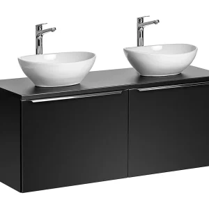 Meuble double vasque 120cm Éros Noir