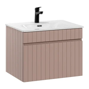 Enkele wastafel 60cm Zelie Roze
