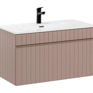 Enkele wastafel 80cm Zelie Roze Enkele wastafel 80cm Zelie Roze