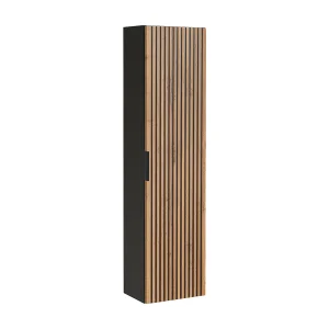 Gaia Wood en Zwart 1-deurs bovenkastje Gaia Wood en Zwart 1-deurs bovenkastje