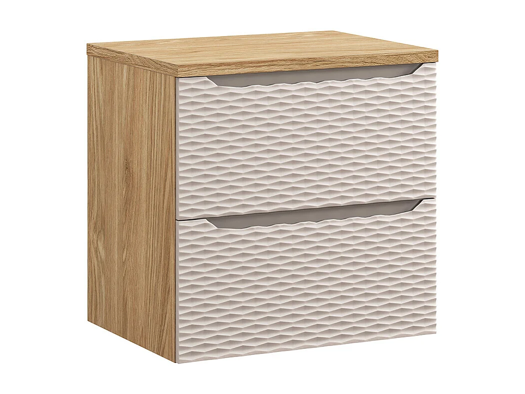Elora 60cm badmeubel Beige hout