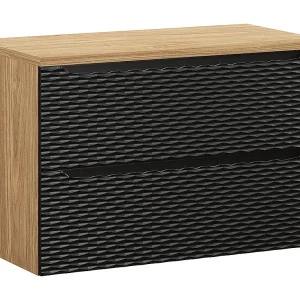 Elora 90cm badmeubel Zwart hout