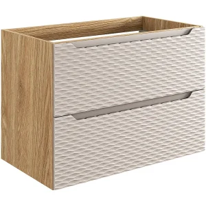 Elora badmeubel 80cm in beige en hout