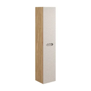 Elora Beige en hout 2-deurs wandkast Elora Beige en hout 2-deurs wandkast