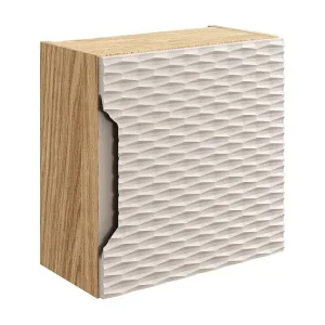 Elora Beige en Hout 1-deurs wandkast Elora Beige en Hout 1-deurs wandkast