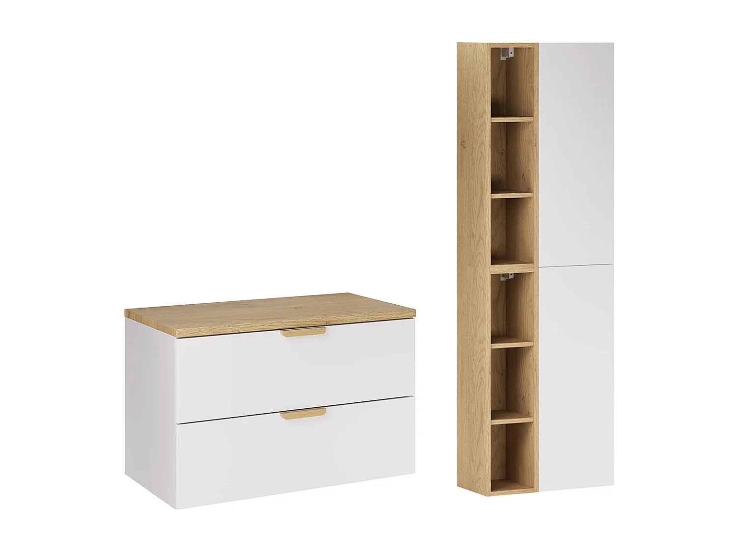 Ensemble 80cm en colonne Oria Matwit