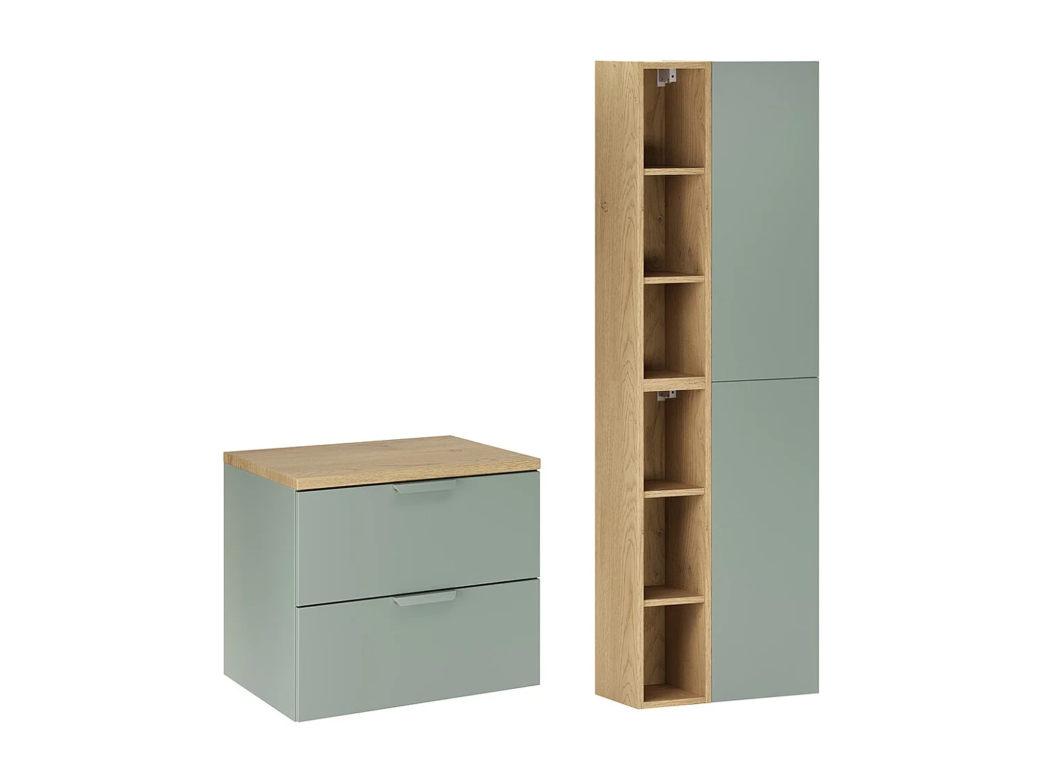 Ensemble 60cm en colonne Oria Matgroen