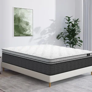 Hybride matras 200 x 200 cm Pocketveren + Traagschuim – GAMIANI van Ysmée Hybride matras 200 x 200 cm Pocketveren + Traagschuim – GAMIANI van Ysmée