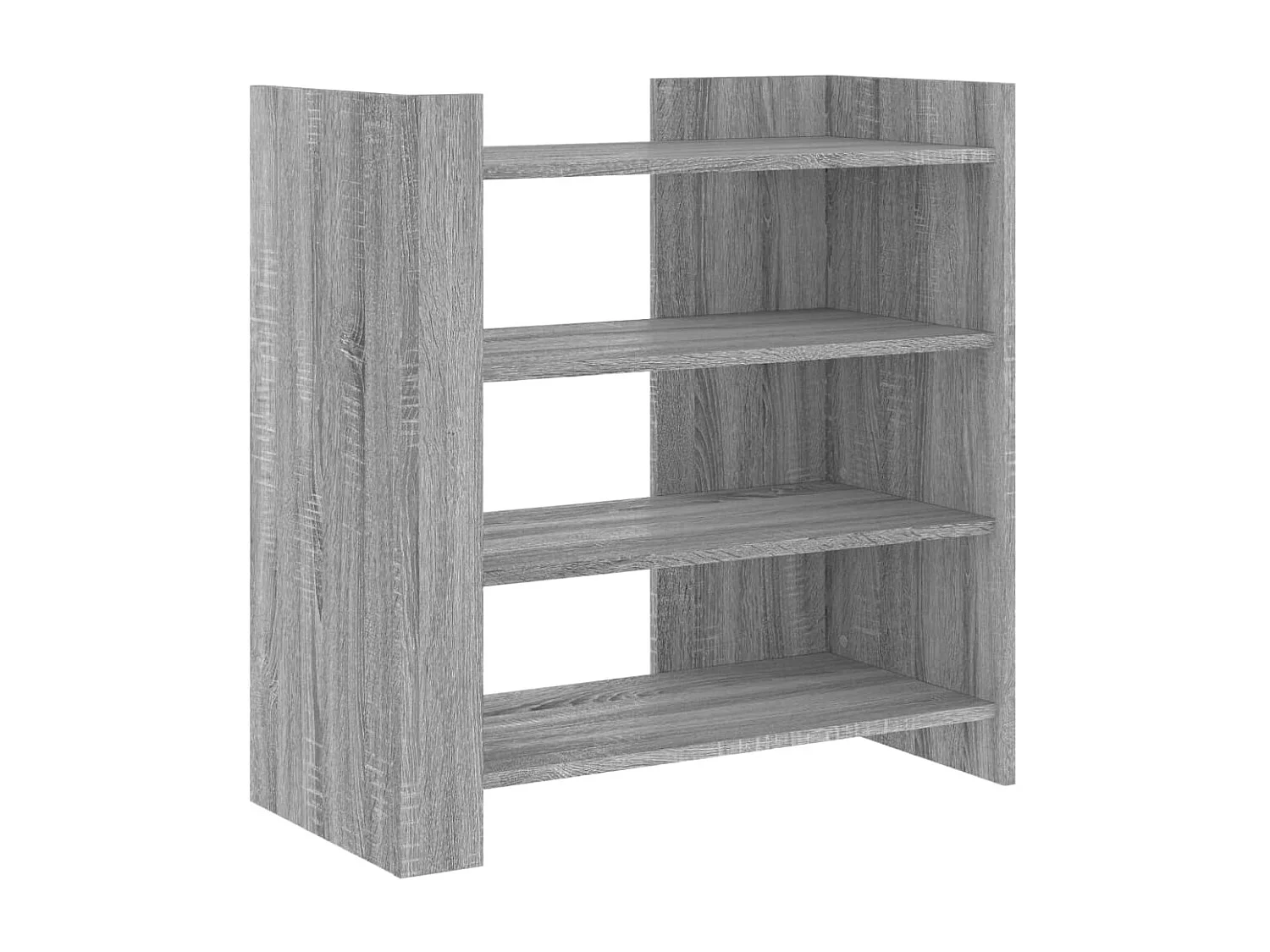 Dressoir 73,5x35x75 cm bewerkt hout grijs sonoma eikenkleurig