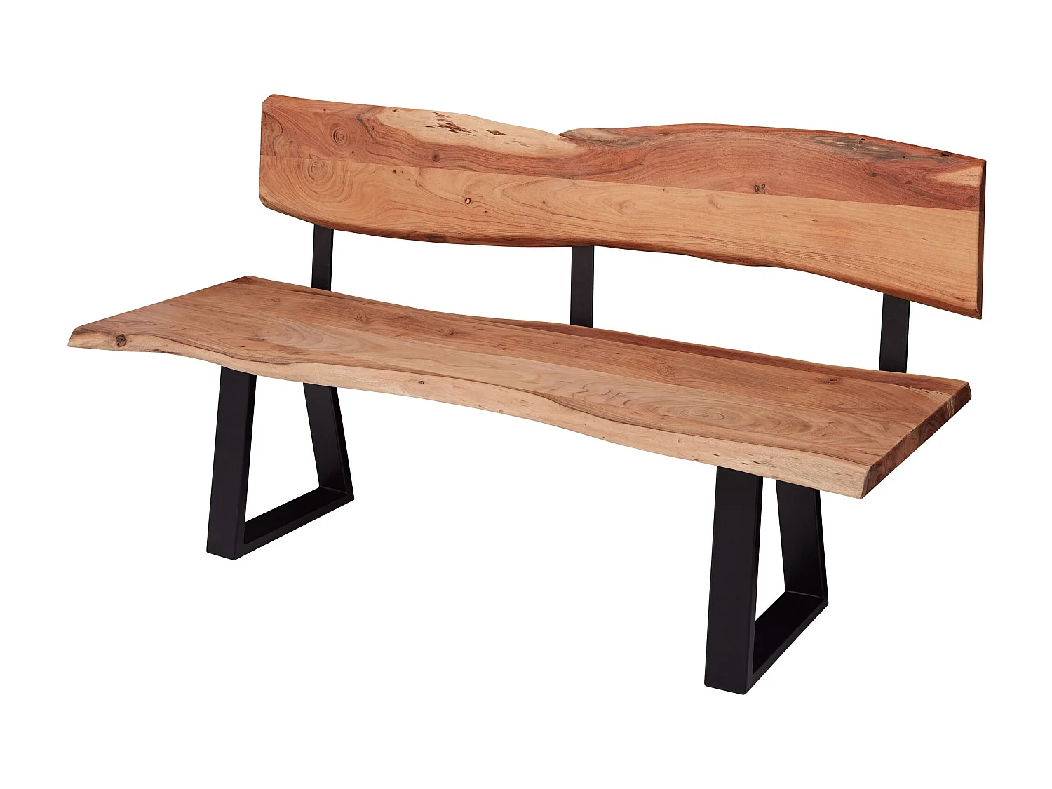 Eetkamerbank GAYA 160x83,5x60 cm Acacia Massiefhout Bank