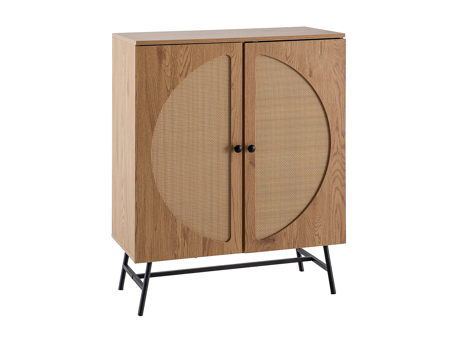 Dressoir 80x103x39 cm Hoge kast eiken decor met
