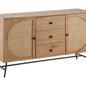 dressoir 140x80x40 cm ladekast eiken decor met dressoir 140x80x40 cm ladekast eiken decor met