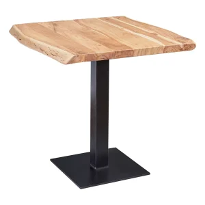 Eettafel boomrand 80 x 75 x 75 cm Acacia Massiefhout Eettafel boomrand 80 x 75 x 75 cm Acacia Massiefhout