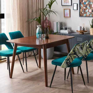 Eettafel uitschuifbaar TOMS Donkerbruin 100/130 cm 80 cm Hout Eettafel uitschuifbaar TOMS Donkerbruin 100/130 cm 80 cm Hout