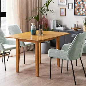 Eettafel uitschuifbaar MASELA Bruin 90/120 cm 60 cm Hout Eettafel uitschuifbaar MASELA Bruin 90/120 cm 60 cm Hout