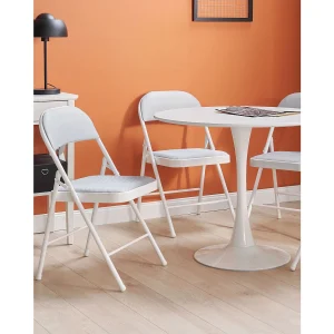 Set van 4 klapstoelen SPARKS Lichtgrijs Set van 4 klapstoelen SPARKS Lichtgrijs