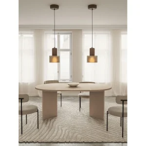Eettafel rond – Cappuccino – uitschuifbaar – 110–190×110 cm – Ovo Eettafel rond – Cappuccino – uitschuifbaar – 110–190×110 cm – Ovo