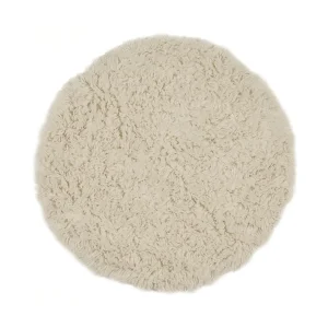 Flokati-tapijt uit Griekenland diameter 70 cm natuurlijk Flokos 1250 Flokati-tapijt uit Griekenland diameter 70 cm natuurlijk Flokos 1250