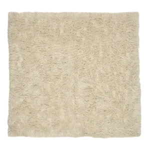 Flokati-tapijt uit Griekenland  200×200 cm natuurlijk Flokos 2450