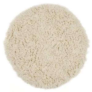 Flokati-tapijt uit Griekenland diameter 70 cm natuurlijk Flokos 2450 Flokati-tapijt uit Griekenland diameter 70 cm natuurlijk Flokos 2450