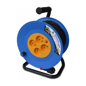 Elektrische kabelhaspel 4 stopcontacten 25 m – 3G1.5 – HO5 – I-Watts Pro Elektrische kabelhaspel 4 stopcontacten 25 m – 3G1.5 – HO5 – I-Watts Pro