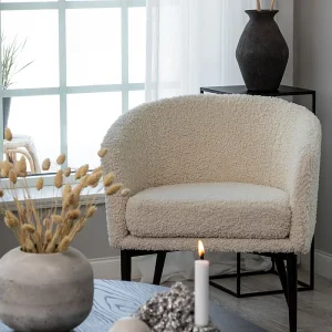Fluffy fauteuil teddy wit. Fluffy fauteuil teddy wit.