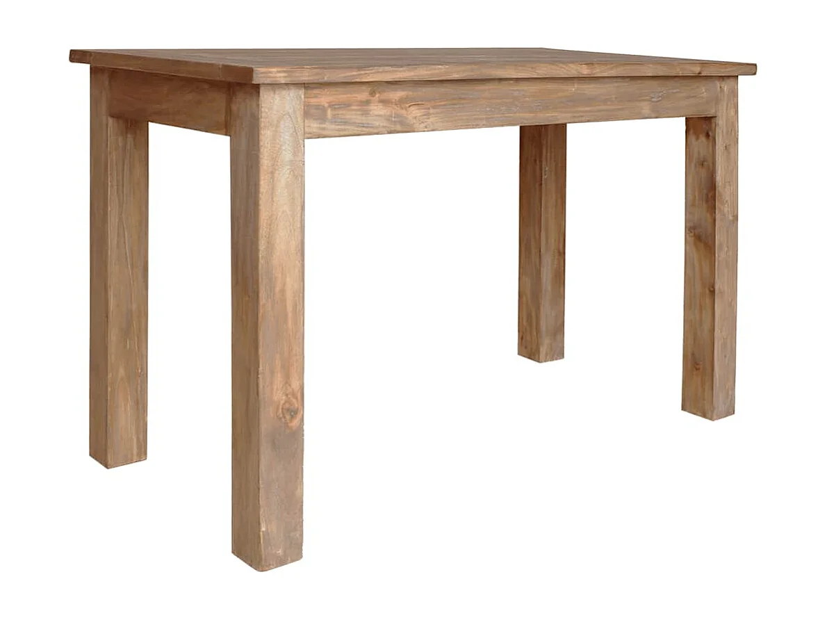 Eettafel 120x60x77 cm massief mahoniehout
