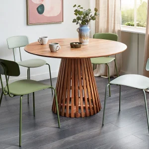 Eettafel MESILLA Bruin 120 cm 120 cm Acaciahout