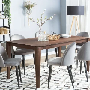 Eettafel LOTTIE Donkerbruin 160 cm 90 cm