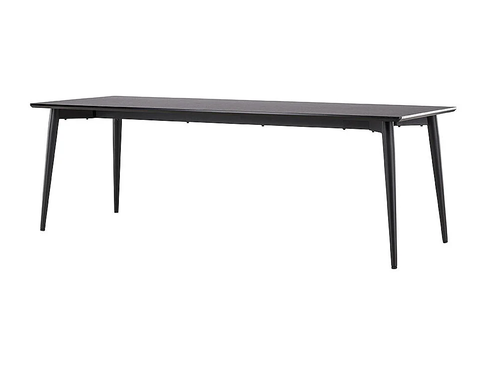 Ellis eetkamertafel 85x230 cm zwart.