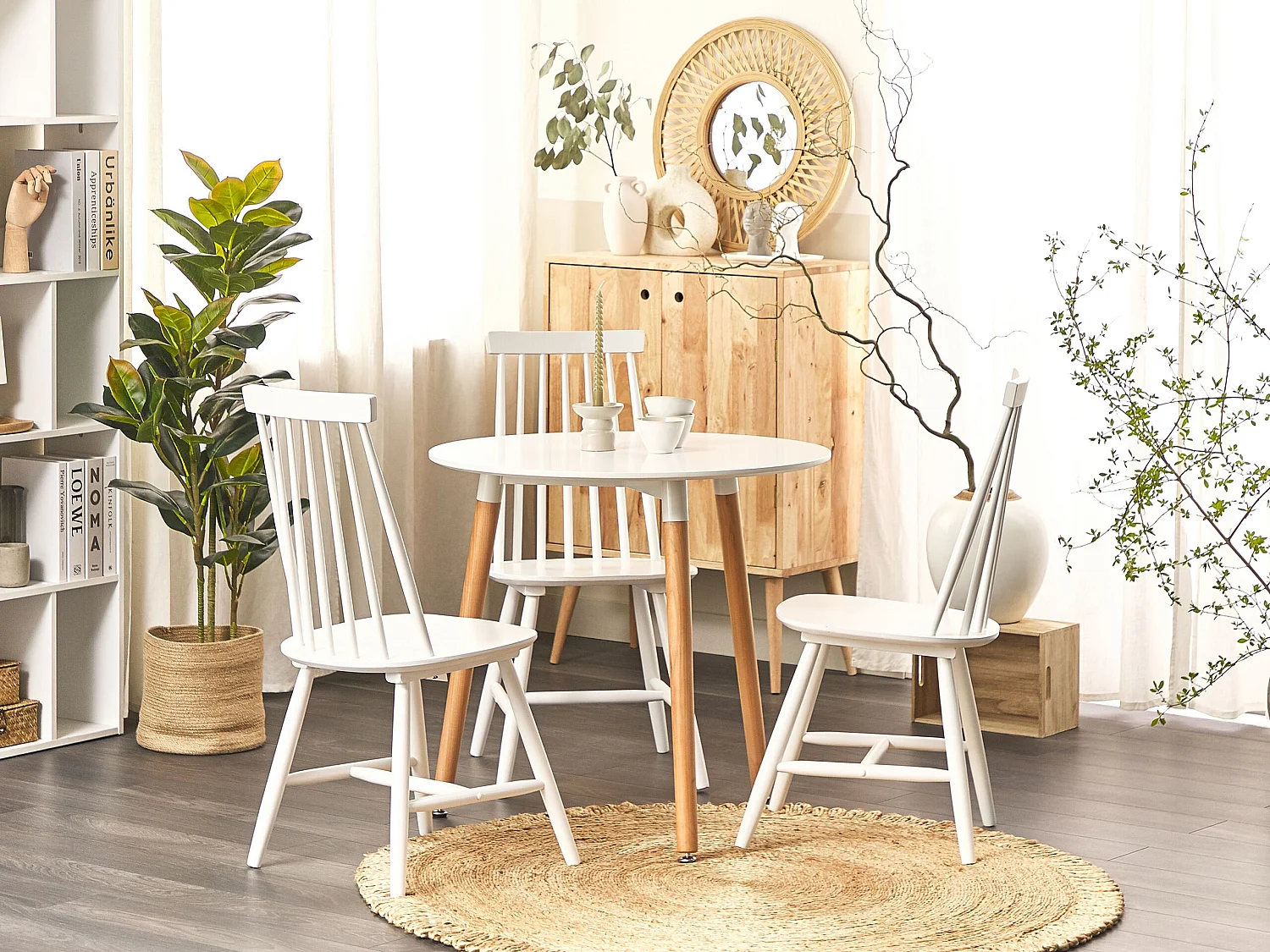 Eettafel BOMA Wit 80 cm 80 cm