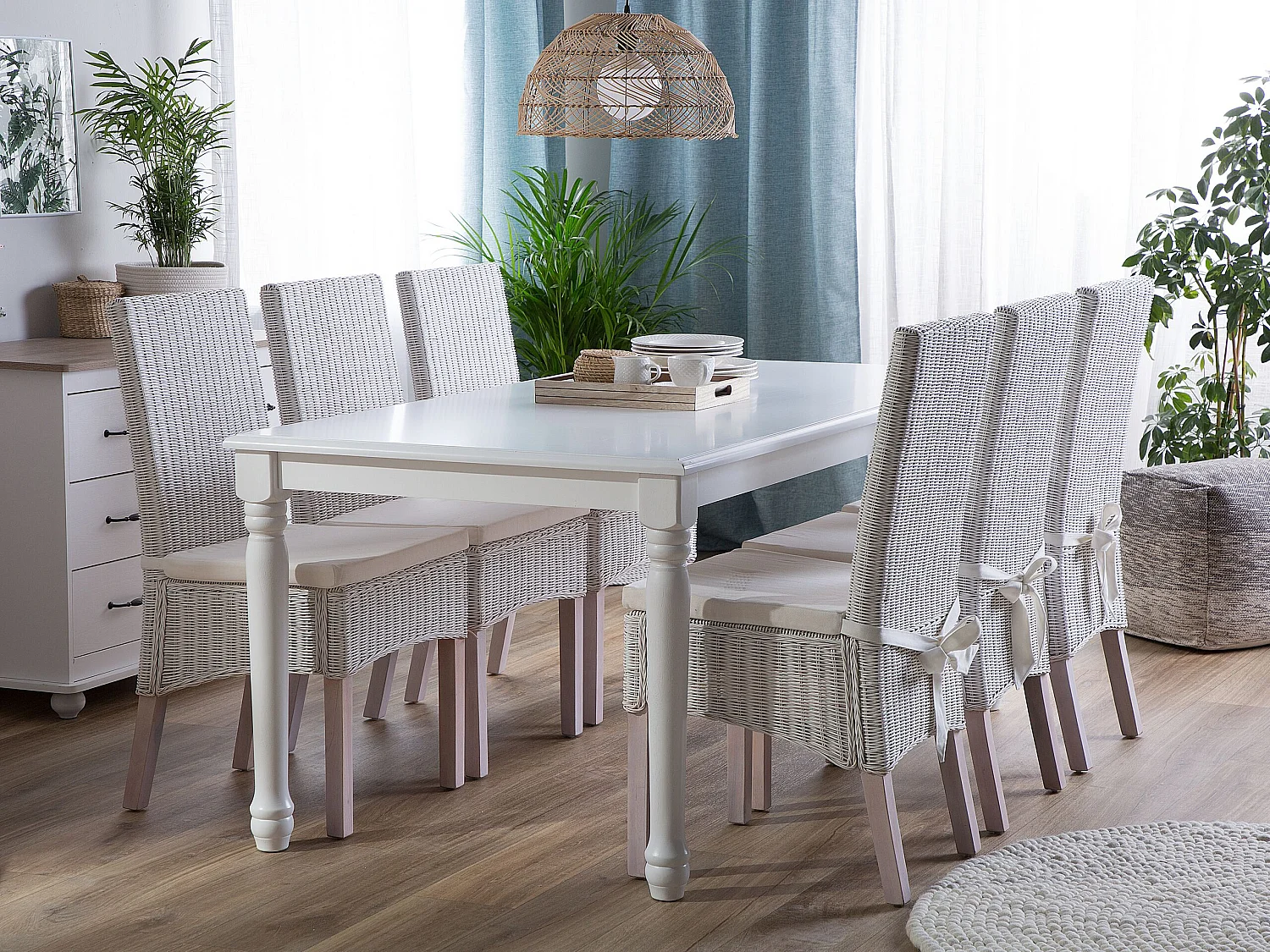 Eettafel CARY Wit 180 cm 90 cm