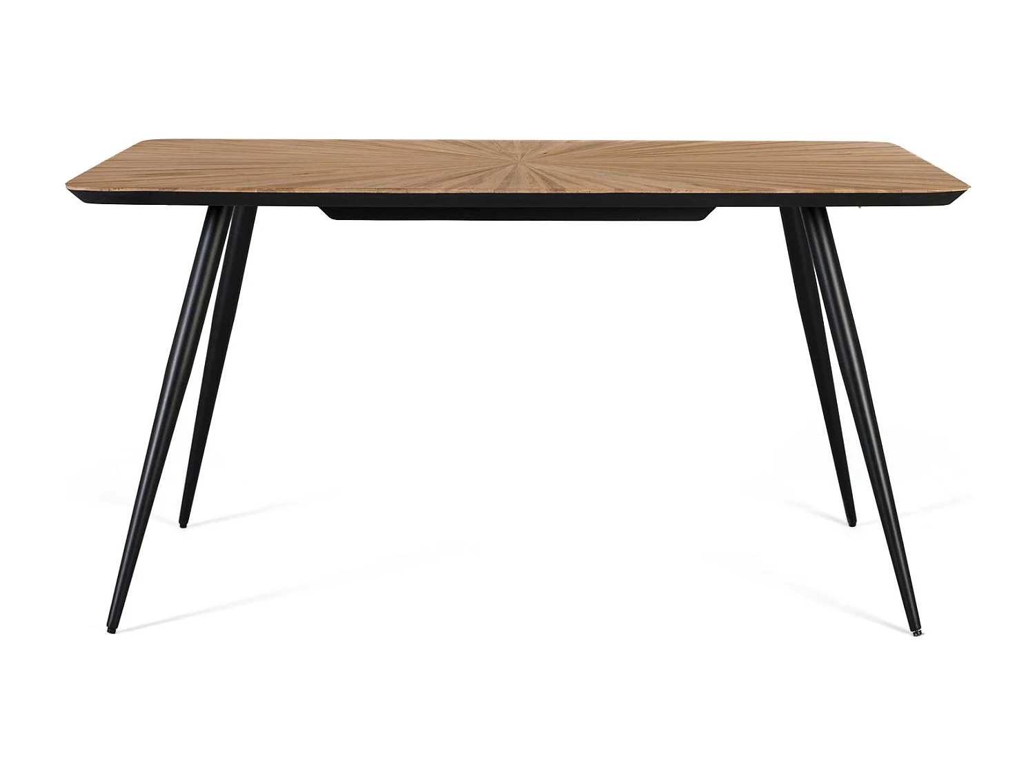 Table à manger in recycled teck wood 150 cm
