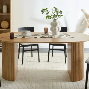 Eettafel SAVORY Lichtbruin 180 cm 90 cm Eettafel SAVORY Lichtbruin 180 cm 90 cm
