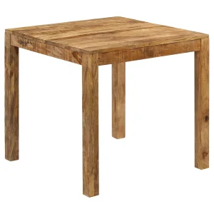 Eettafel 82x80x76 cm massief mangohout Eettafel 82x80x76 cm massief mangohout