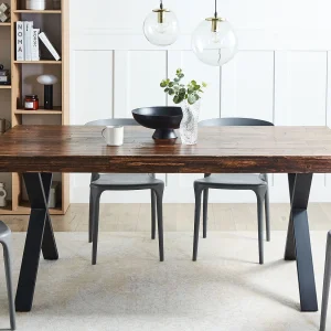 Eettafel CLIFTON Donkerbruin 180 cm 90 cm Dennenhout Eettafel CLIFTON Donkerbruin 180 cm 90 cm Dennenhout