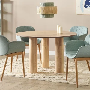 Eettafel ORIN Licht essenhout 120 cm 120 cm Eettafel ORIN Licht essenhout 120 cm 120 cm