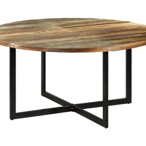 Eettafel 150×75 cm massief gerecycled hout Eettafel 150×75 cm massief gerecycled hout